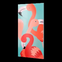 Metal ceramic design heater UDEN-700 "Flamingo" universal