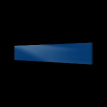 Metal ceramic heater UDEN-150 warm plinth dark blue