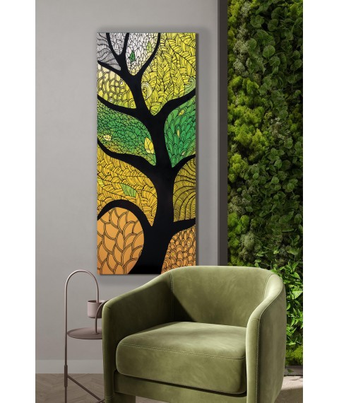 Metal ceramic design heater UDEN-700 "Tree of Life"