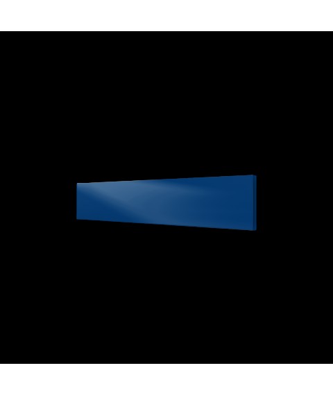 Металокерамічний обігрівач UDEN-100 теплий плінтус темно-синій