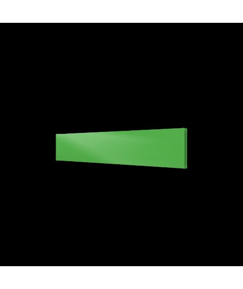 Металокерамічний обігрівач UDEN-100 теплий плінтус зелений