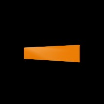 Металокерамічний обігрівач UDEN-100 теплий плінтус помаранчевий