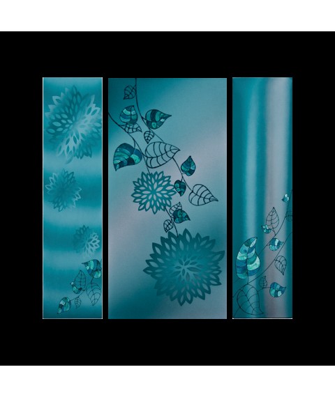 Metal ceramic design heater UDEN-S "Atlantis" (triptych)