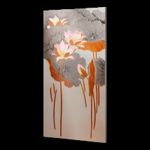 Metal ceramic design heater UDEN-700 "Lotus"