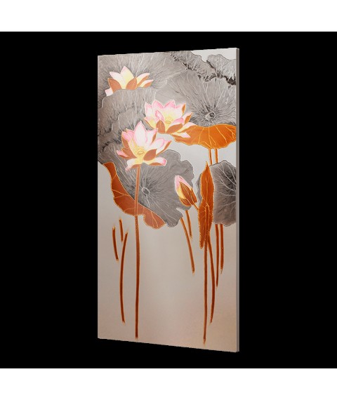 Metal ceramic design heater UDEN-700 "Lotus"
