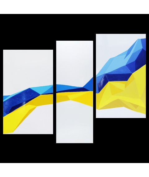 Металокерамічний дизайн-обігрівач UDEN-S "Україна" (триптих)
