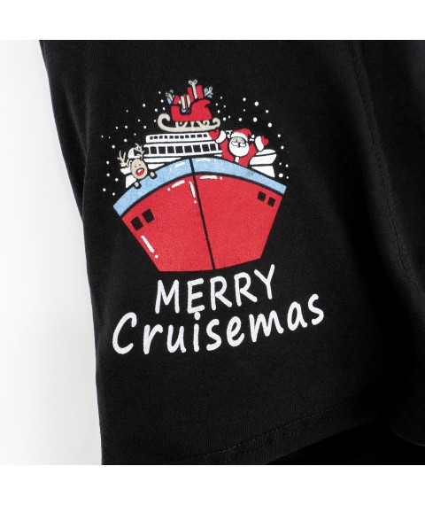 Трусы-боксеры для мальчика с принтом Merry Christmas  Dexter`s  Черный d4002-1-2  134 см (d4002-1-2)