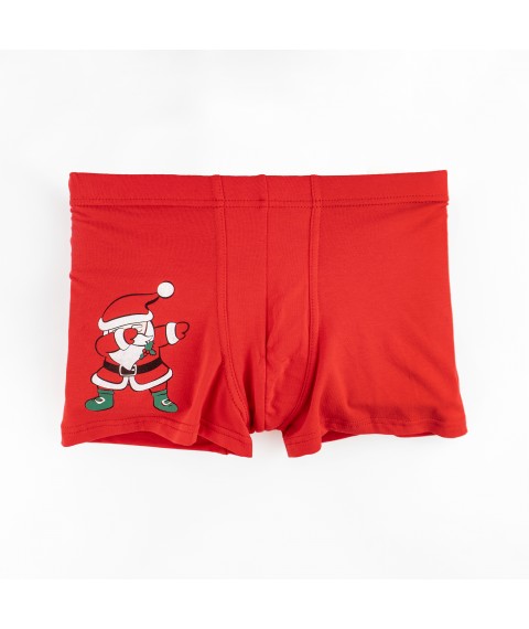 Boxers for boys red Christmas Dexter`s Red d4002-2 98 cm (d4002-2)