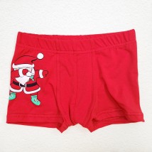 Трусы боксеры для мальчика красные Christmas  Dexter`s  Красный d4002-2  110 см (d4002-2)