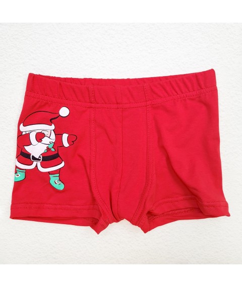 Boxers for boys red Christmas Dexter`s Red d4002-2 146 cm (d4002-2)