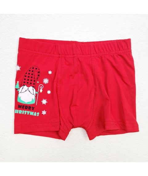 Boxers for boys red Christmas Dexter`s Red d4002-2 146 cm (d4002-2)
