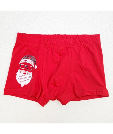 Boxers for boys red Christmas Dexter`s Red d4002-2 146 cm (d4002-2)