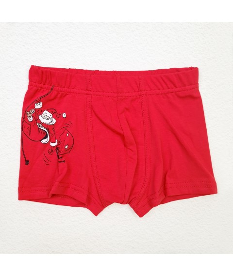 Boxers for boys red Christmas Dexter`s Red d4002-2 146 cm (d4002-2)