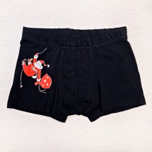 Трусы черные для мальчика Christmas  Dexter`s  Черный d4002-1  146 см (d4002-1)