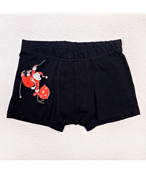 Black underpants for boys Christmas Dexter`s Black d4002-1 134 cm (d4002-1)