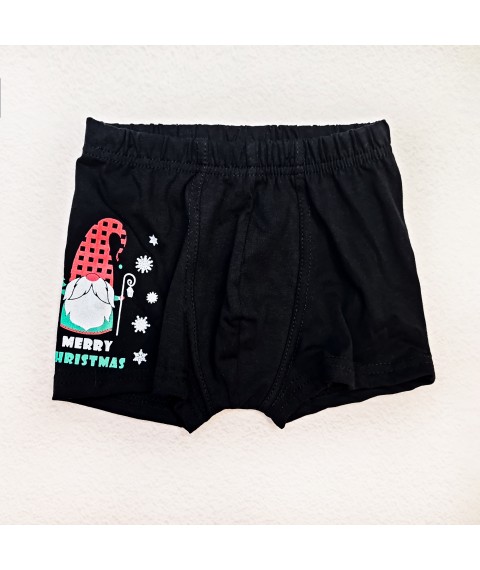 Black underpants for boys Christmas Dexter`s Black d4002-1 134 cm (d4002-1)
