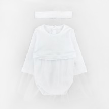 Dexter`s white holiday set for girls White d9-57b 68 cm (d9-57b)