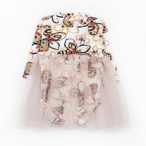 Bodysuit with tulle skirt Orchid Dexter`s Milky; Pink 9-58 86 cm (d9-58cv-b)