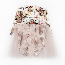 Bodysuit with tulle skirt Orchid Dexter`s Milky; Pink 9-58 80 cm (d9-58cv-b)