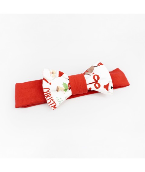 Боді-сукня для дівчинки новорічна з крильцями та пов'язкою Santa  Dexter`s  Білий d373нг-нв-б  86 см (d373нг-нв-б)