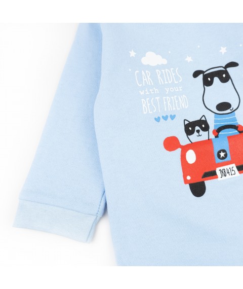 Боди футерный с высоким горлом Best Friends  Dexter`s  Голубой d339кп-гб  86 см (d339кп-гб)