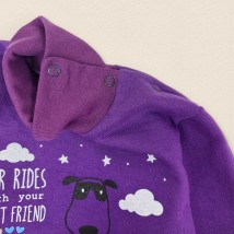 Best Friends Dexter`s high neck baby bodysuit Purple 339 86 cm (d339кп-ф)