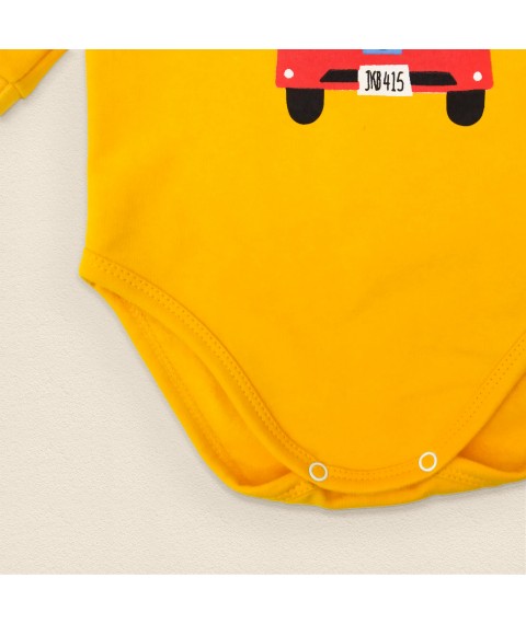 Children's bodysuit in large sizes with Best Friends Dexter`s fur Yellow-hot 339 98 cm (d339kp-or)