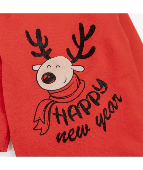 Боди детский с длинным ркавом Happy  Dexter`s  Червоний d304-59  74 см (d304-59)