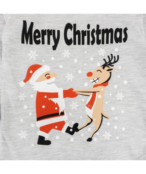 Merry Christmas Dexter`s Cooler children's bodysuit Gray d104cm-wed 68 cm (d104cm-wed)