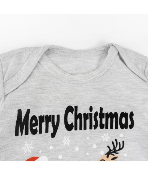 Merry Christmas Dexter`s Cooler children's bodysuit Gray d104cm-wed 68 cm (d104cm-wed)