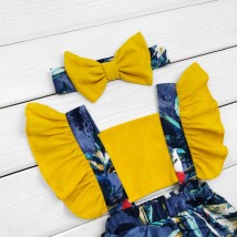 Body dress with bandage for girls Night Dexter`s Yellow; Dark blue 1-37 74 cm (d1-37nch-w)