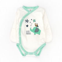 Eli Dexter`s summer bodysuit White; Green 105 56 cm (d105sl-zl)