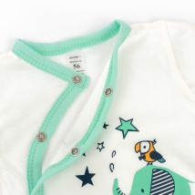 Eli Dexter`s summer bodysuit White; Green 105 56 cm (d105sl-zl)