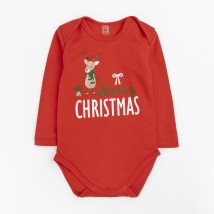Боди детский с длинным ркавом Marry christmas  Dexter`s  Червоний d304ол  68 см (d304ол)