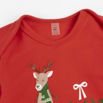 Боди детский с длинным ркавом Marry christmas  Dexter`s  Червоний d304ол  68 см (d304ол)