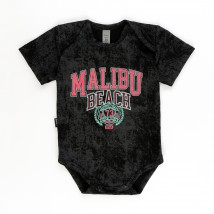 Боди-лодочка для новорожденных с коротким рукавом MALIBU  Dexter`s  Черный 104243  86 см (104243)