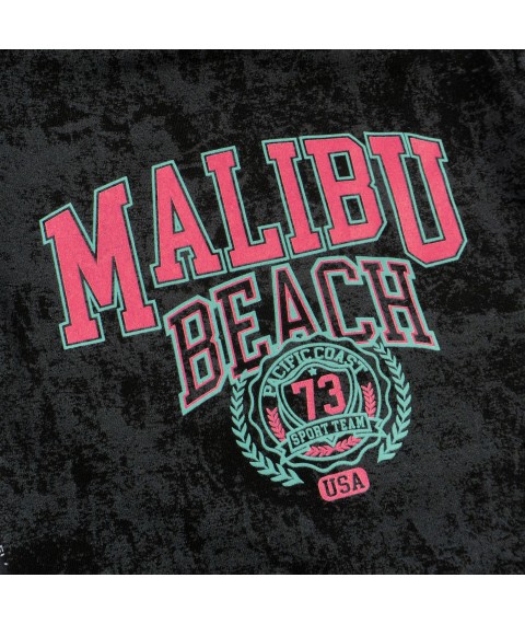 Боді-човник для немовлят з коротким рукавом MALIBU  Dexter`s  Чорний 104243  68 см (104243)