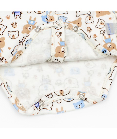 Children's bodysuit Bears Malena White 918 56 cm (918-1МК)