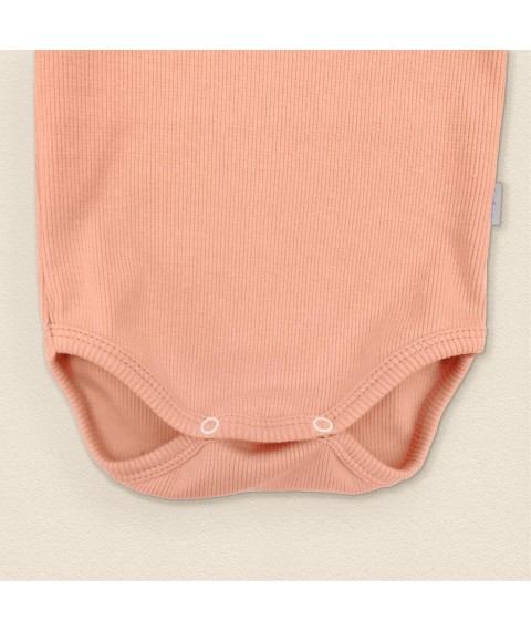 Dexter`s Dexter`s peach bodysuit with buttons on the shoulder Peach 18-62 92 cm (d18-62-7)