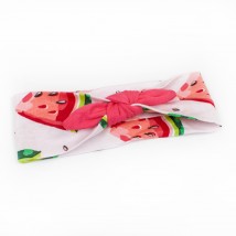 Комплект Арбузики боди-платье с коротким рукавом и повязка  Dexter`s  Розовый 10-55  80 см (d10-55-1а-рв)