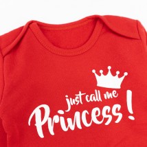 Боди-платье для девочки Call me Princess с повязкой  Malena  Красный 330  86 см (330-1)