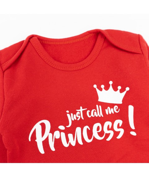 Боди-платье для девочки Call me Princess с повязкой  Malena  Красный 330  86 см (330-1)