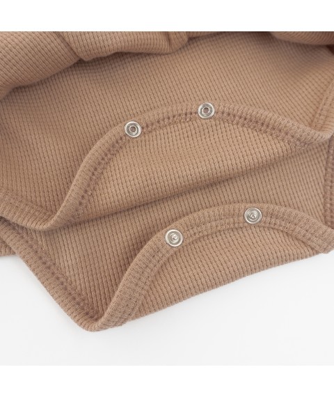 Боди-платье для девочек с длинным рукавом Cocoa  Dexter`s  Коричневый d10-55-1к  86 см (d10-55-1к)