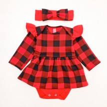 Боди платье для девочки Cell  Dexter`s  Красный d373-2  74 см (d373-2)