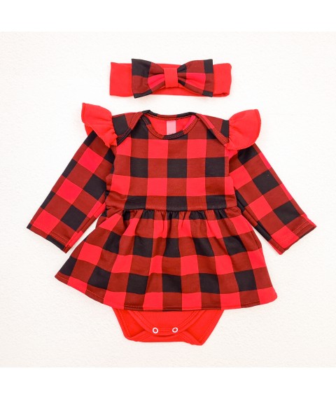 Боди платье для девочки Cell  Dexter`s  Красный d373-2  74 см (d373-2)