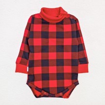Cell Dexter`s Red d329kl-ngtg 68 cm (d329kl-ngtg) baby bodysuit with high neck and pile