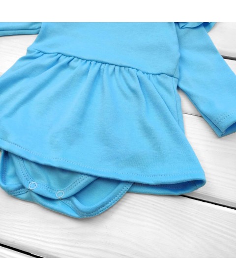 Body-dress with a bandage Cornflower Dexter`s Blue 9-55 80 cm (d9-55gb)
