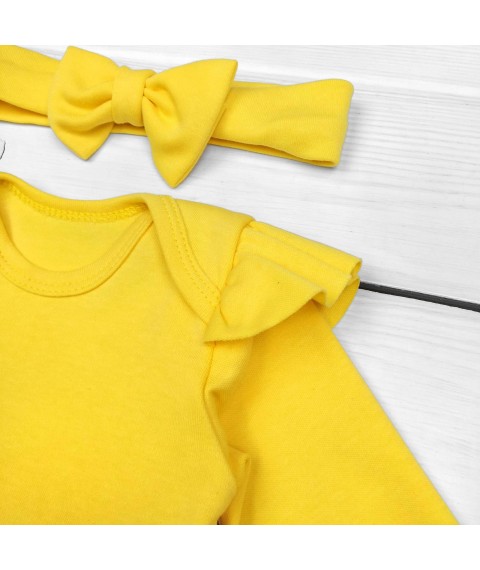 Body dress with a bandage Dexter`s Sun Yellow 9-55 86 cm (d9-55g)