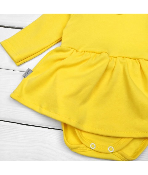 Body dress with a bandage Dexter`s Sun Yellow 9-55 86 cm (d9-55g)