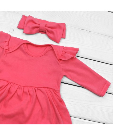 Coral Dexter`s long sleeve bodysuit Coral 9-55 86 cm (d9-55-5)